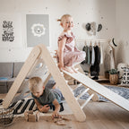 2-in-1 Montessori Climbing Triangle With Ramp