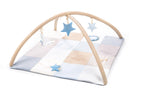 Small baby activity mat, 100x100 cm - Blue