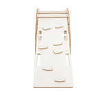 White Wooden Dream Rocker with Pillow, Slide and Ladder - Small