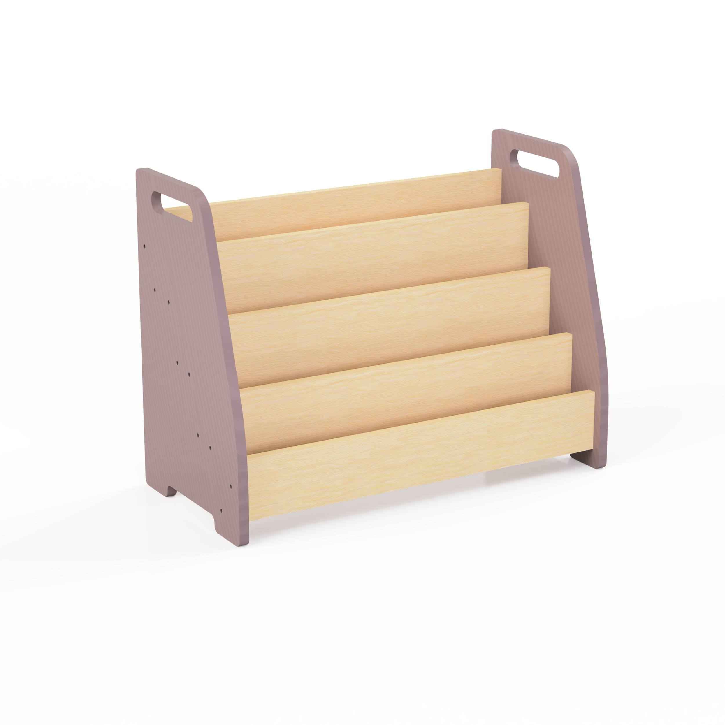 Montessori Wooden Front Facing Book Display For Kids