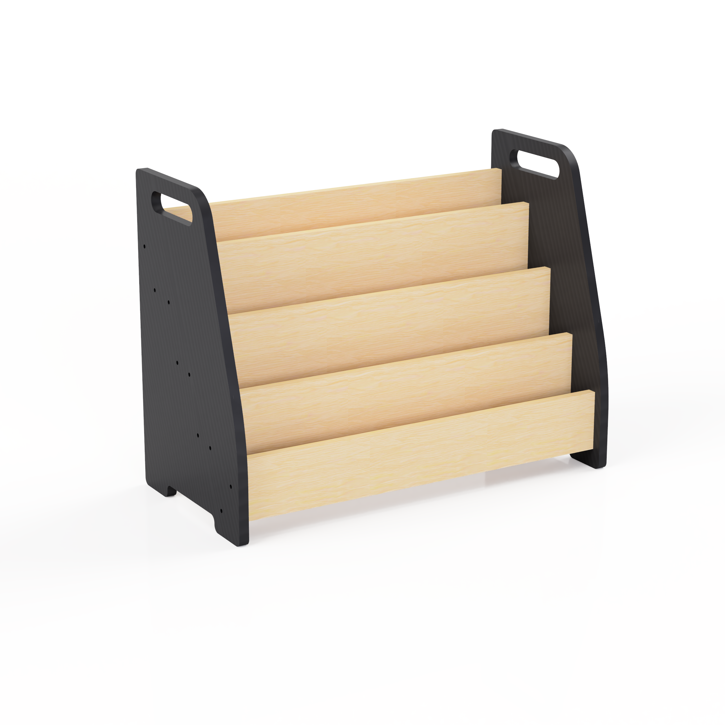 Montessori Wooden Front Facing Book Display For Kids