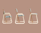 Adjustable Children Montessori Table and Chair Set Julle - Mint Green