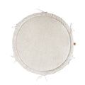 Baby Nest & Play Mat With Crib Bumper Braid - Ecru