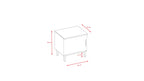 Bedside Table Kubi - Cashmere