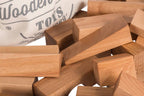 Wooden Blocks in a Bag – Natural, 50 Pieces
