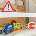 Car Shaped Wooden Threading Blocks 