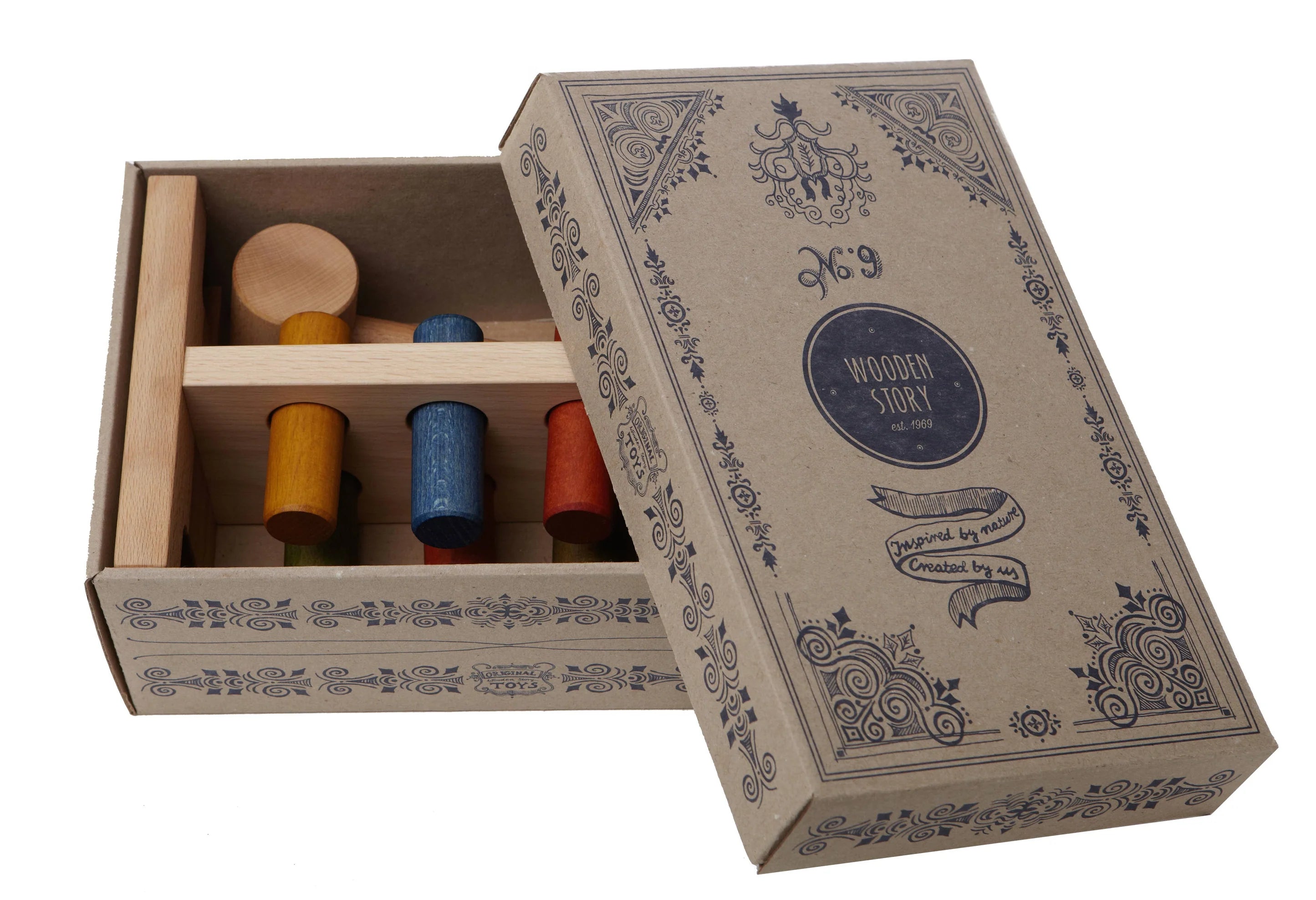 Raskekujuline pink - värviline