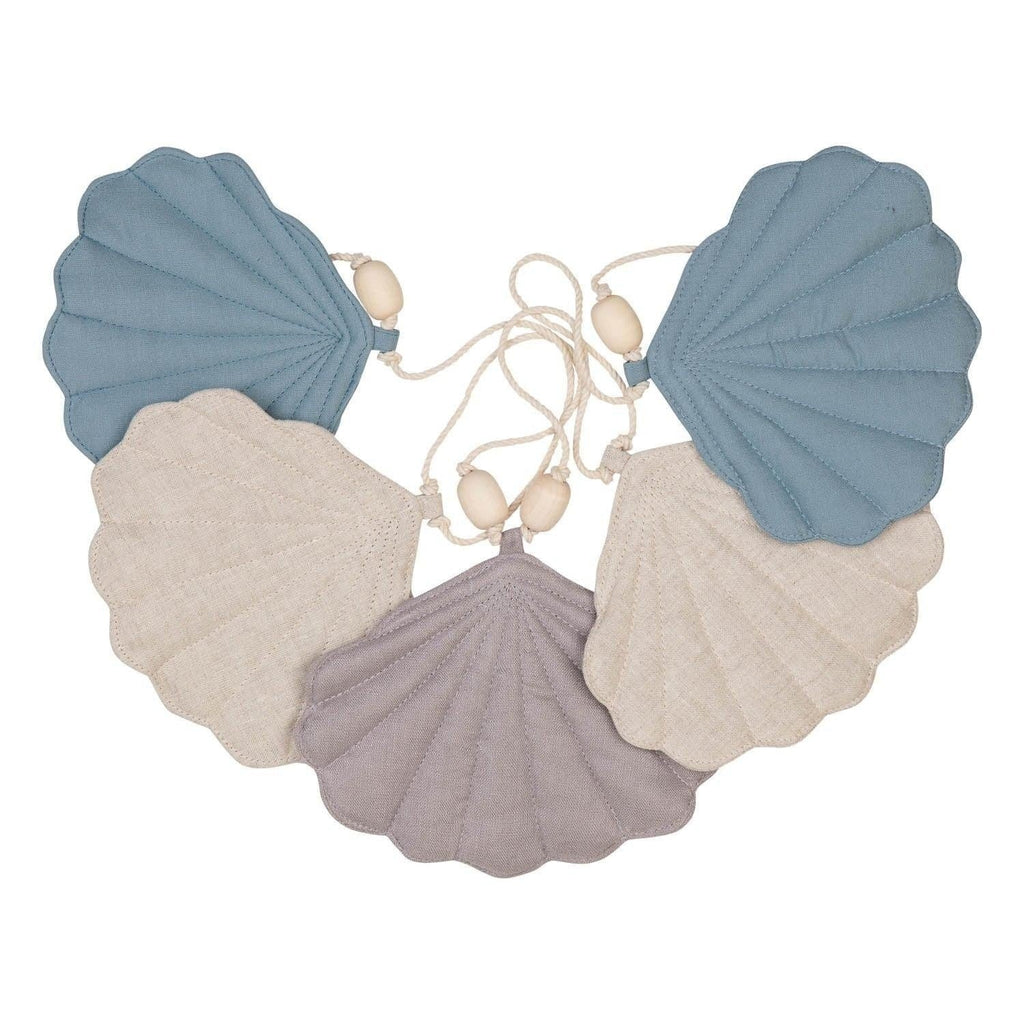 Shell Garland - Dusty Blue
