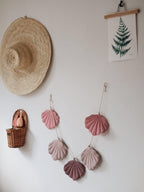Shell Garland - Powder Pink