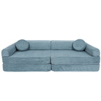 Large Modular Sofa for Kids - Slimcord Corduroy Turquise