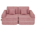 Medium Modular Sofa for Kids - Tangle Bubblegum Pink