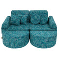 Medium Modular Sofa for Kids - Tangle Lagoon Blue Plus