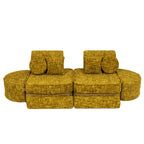 Medium Modular Sofa for Kids - Tangle Honey Mustard Plus