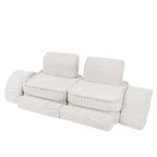 Medium Modular Sofa for Kids - Churros White Plus