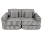 Medium Modular Sofa for Kids - Churros Moon Grey