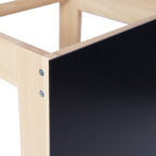 MeowBaby Wooden Kitchen Helper for Children with Board - Natural