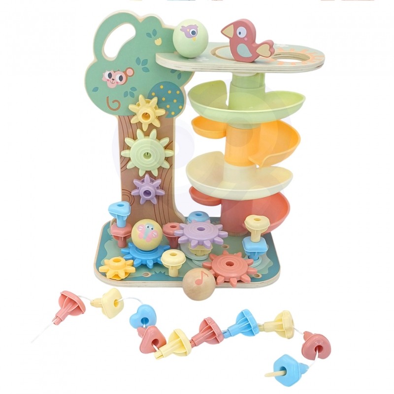 Montessori 4in1 Ball Track Activity Tree