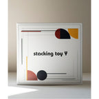 Montessori-inspired Modern Stacking Toy Modern Y