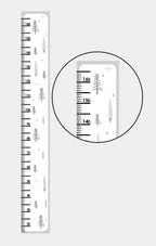 Paper Growth Chart For Kids - Fir Trees