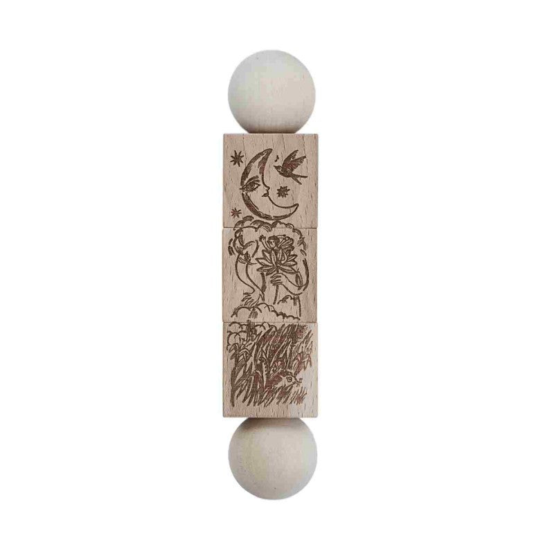 Secret Garden Wooden Spinning Puzzle - Natural