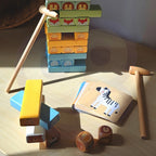 Shaky Tower Skill Game With Animals