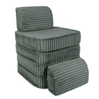 Small Modular Sofa for Kids - Churros Forest Green