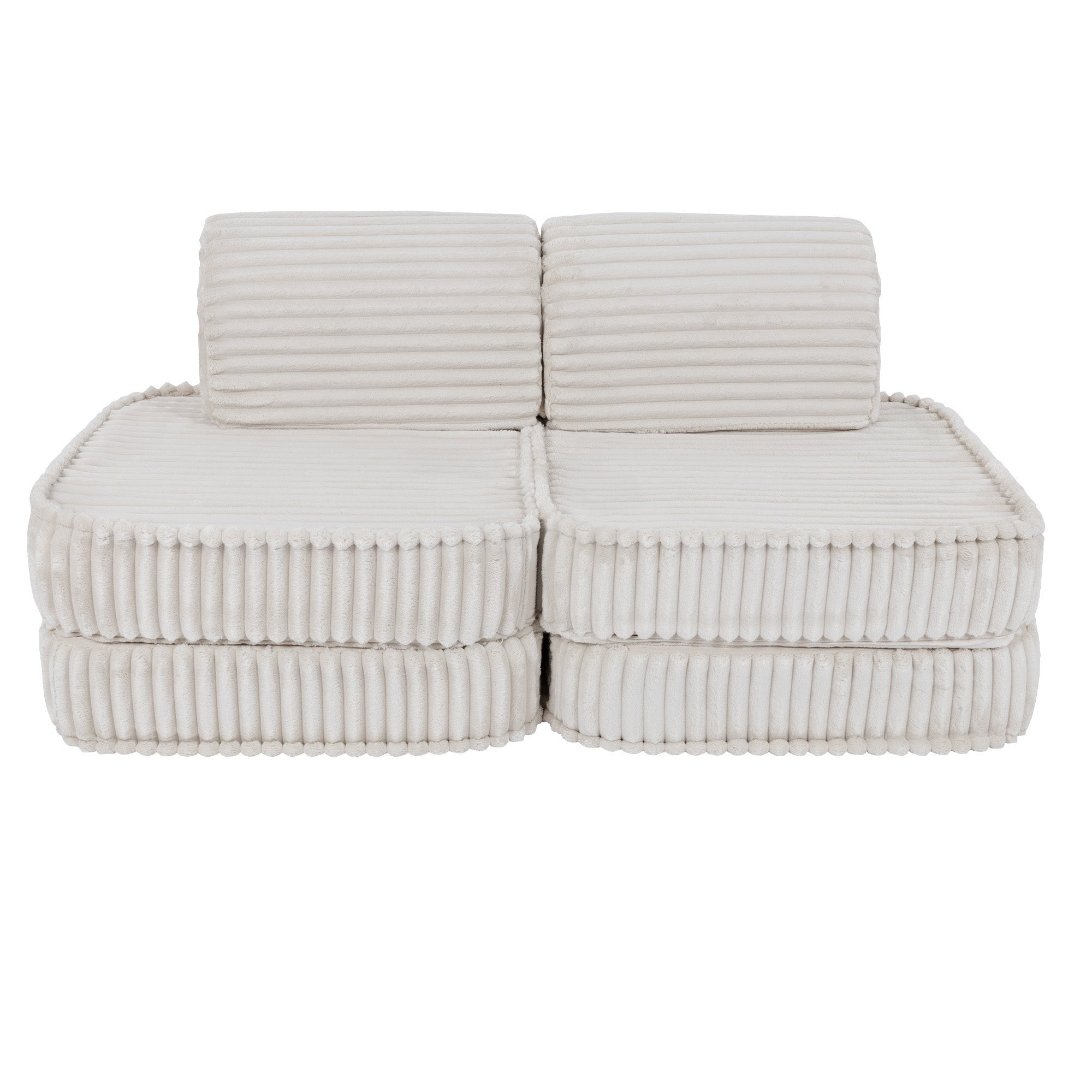 Small Modular Sofa for Kids - Churros White
