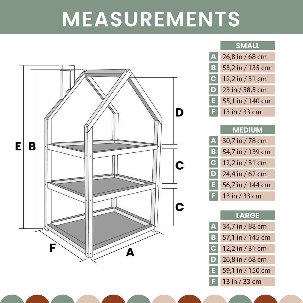 House Shaped Shelf For Kids