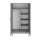 Wardrobe Kubi - Grey