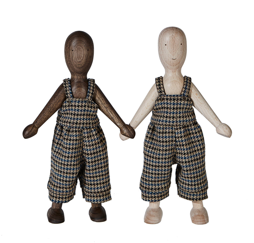 Wooden Beech Doll with Pants