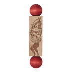 Commedia Dell'Arte Wooden Spinning Puzzle - Colorful